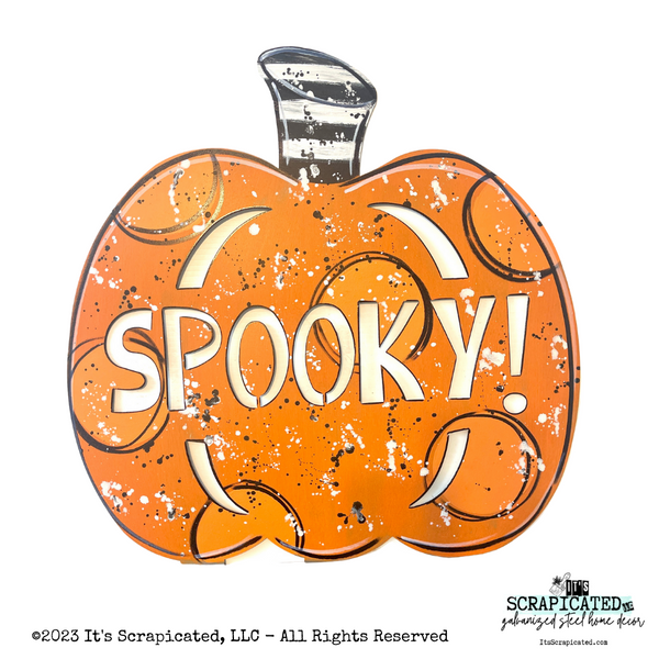 Free Standing Pumpkin Spooky Home Decor and Porch