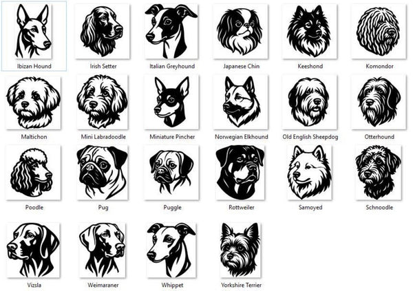 The Canine Collection - Custom Metal Dog Heads