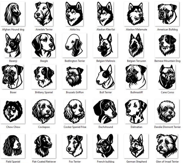 The Canine Collection - Custom Metal Dog Heads