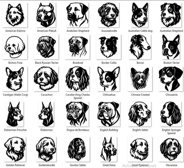The Canine Collection - Custom Metal Dog Heads