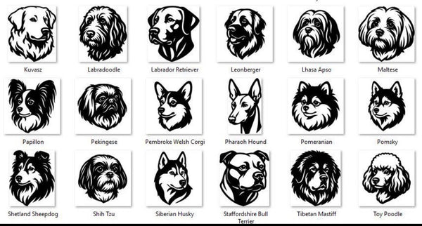 The Canine Collection - Custom Metal Dog Heads