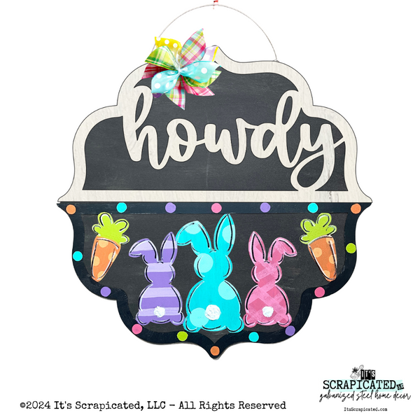 Easter Changeable Door Hanger Door Candy™ 3 Bunnies