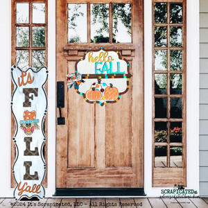 Fall Changeable Door Hanger Door Candy™ Hello Fall