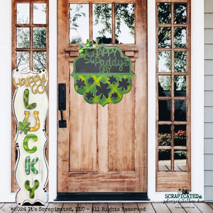 St. Patrick's Day Changeable Door Hanger Door Candy™ Shamrocks