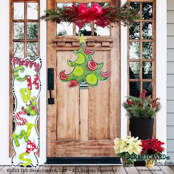 Porch Candy® Christmas Changeable Porch Sign Merry Christmas