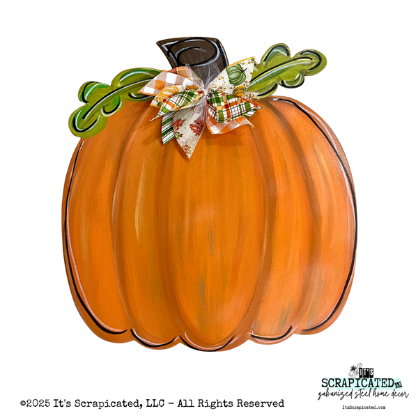 Pumpkin with Leaves