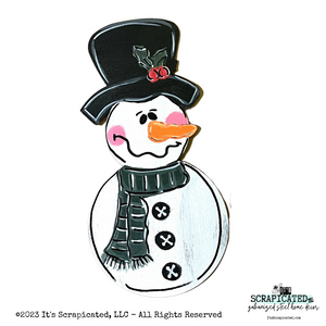 Christmas Door Hanger - Snowman