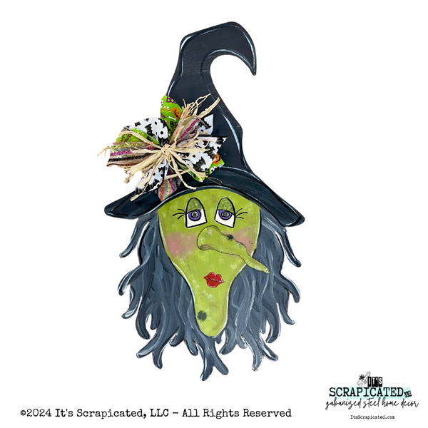 Halloween Door Hanger Witch 2024