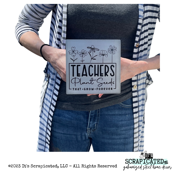 6 Inch Teacher Appreciation Sign