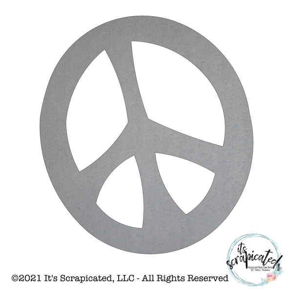 Bare Metal - Peace Sign 22 inch It's Scrapicated, LLC 