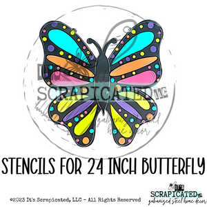 Digital Download Butterfly Stencil