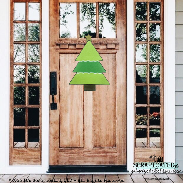 Christmas Door Hanger Christmas Tree