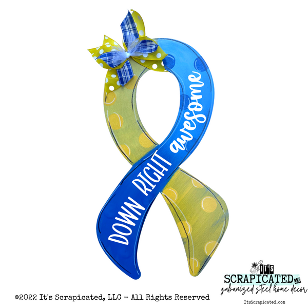 Door Hanger Ribbon Down Syndrom Awareness