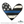 Load image into Gallery viewer, First Responder Door Hanger Deep V Heart - First Responder Flag
