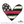 Load image into Gallery viewer, First Responder Door Hanger Deep V Heart - First Responder Flag
