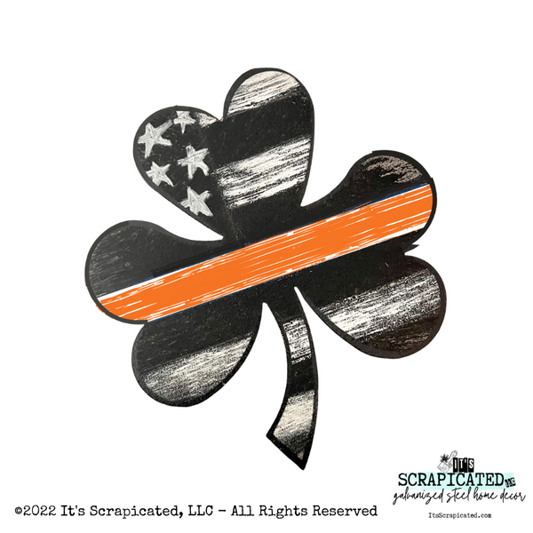 First Responder Door Hanger Shamrock - First Responder Flag 