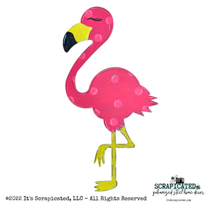 Summer Door Hanger Flamingo