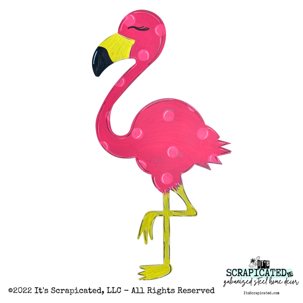 Summer Door Hanger Flamingo