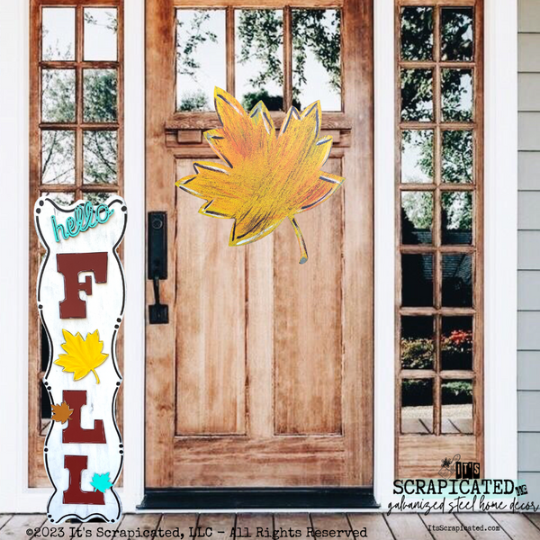 Fall Door Hanger Leaf 