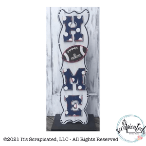 Porch Candy® Changeable Porch Sign Home Football