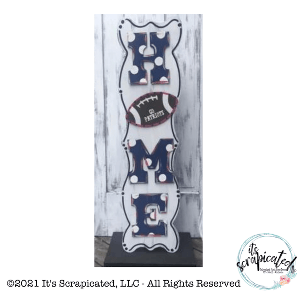 Porch Candy® Changeable Porch Sign Home Football