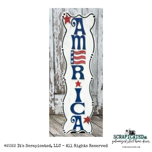Porch Candy® Patriotic Changeable Porch Sign America