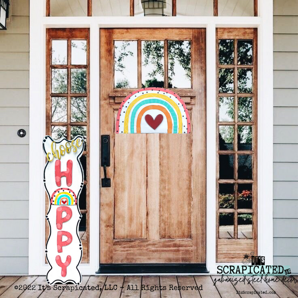 Spring Door Hanger Rainbow