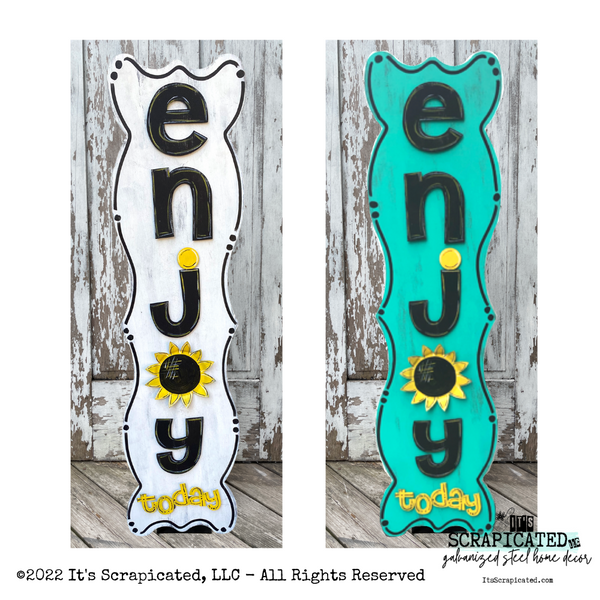 Porch Candy® Changeable Porch Sign Enjoy Today Sunflower