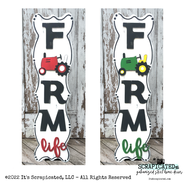 Porch Candy® Changeable Porch Sign Farm Life Tractor