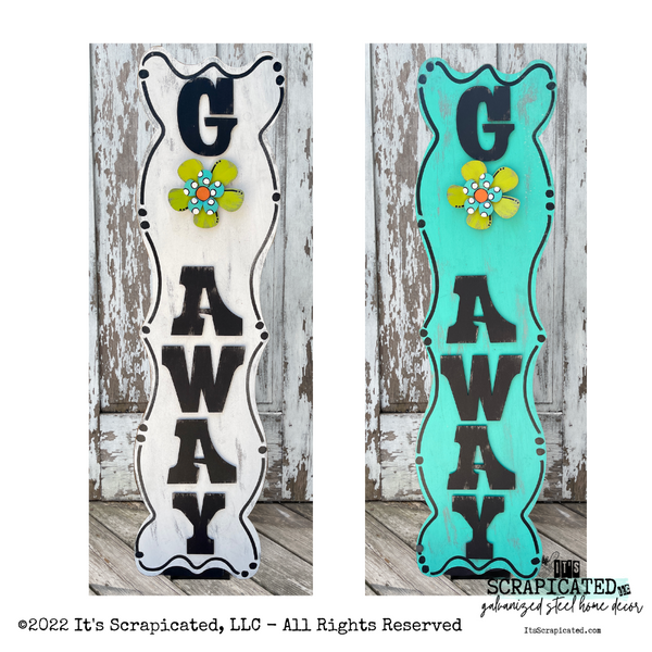 Porch Candy® Changeable Porch Sign Go Away