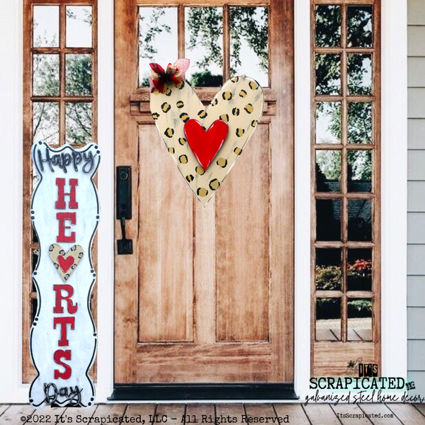 Porch Candy® Valentine's Day Changeable Porch Sign Happy Hearts Day 