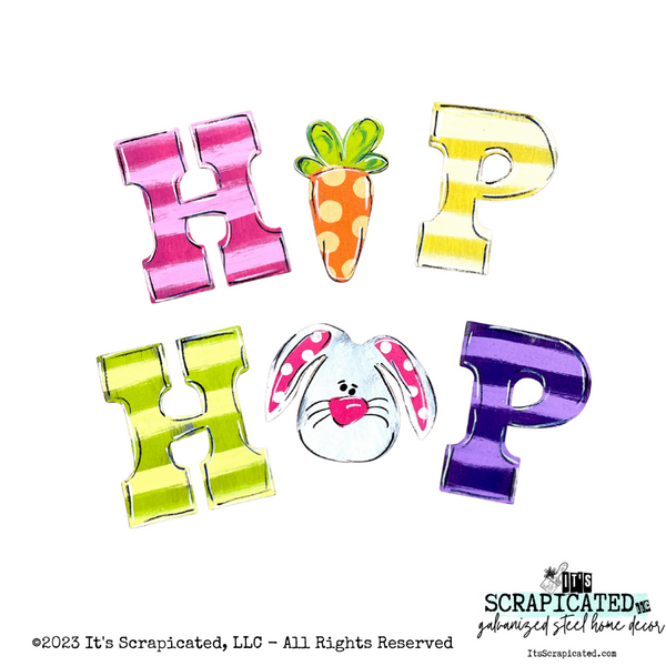 Porch Candy® Easter Changeable Porch Sign Hip Hop