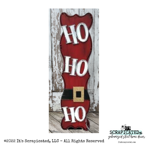 Porch Candy® Christmas Changeable Porch Sign Ho Ho Ho Santa