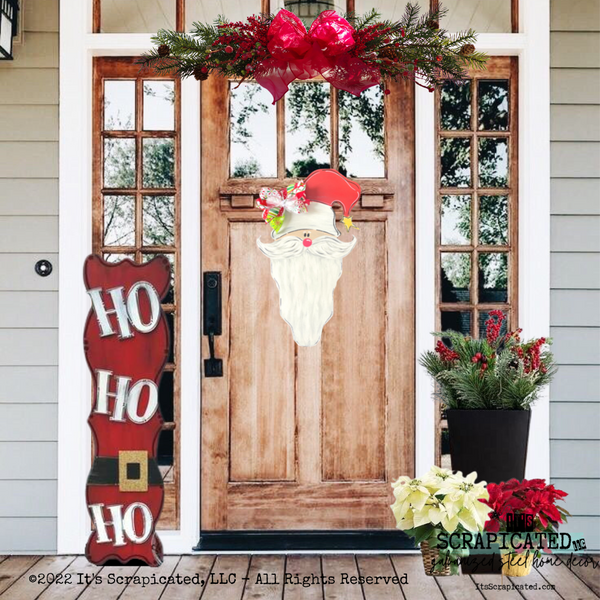Porch Candy® Christmas Changeable Porch Sign Ho Ho Ho Santa