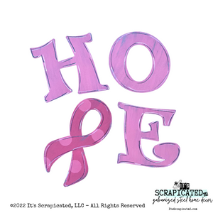 Porch Candy® Breast Cancer Awareness Changeable Porch Sign Hope Pink Ribbon