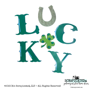 Porch Candy® St Patrick's Day Changeable Porch Sign Lucky Shamrock