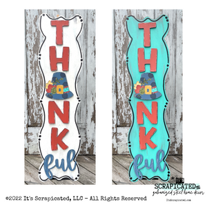 Porch Candy® Thanksgiving Changeable Porch Sign Thankful