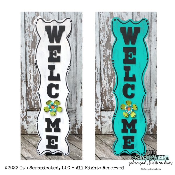 Porch Candy® Changeable Porch Sign Welcome Flower