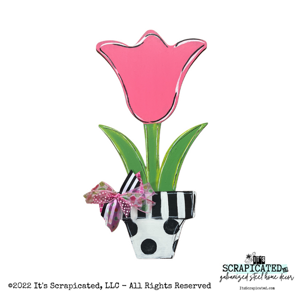 Spring Door Hanger Tulip