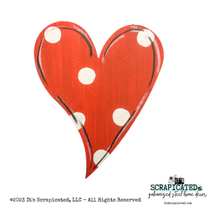 Valentine's Day Door Hanger Whimsical Heart