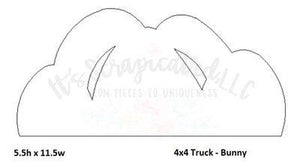 Bare Metal - 4X4 Truck - Bunny It's Scrapicated, LLC 