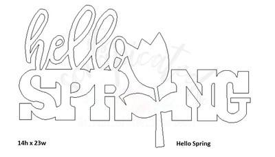 Bare Metal - Hello Spring It's Scrapicated, LLC 