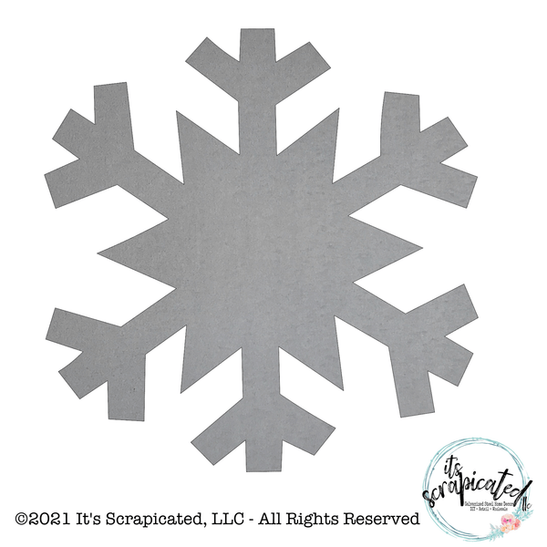 Unfinished Wood Simple Snowflake Shape - Winter Decor - Craft - up to 24  DIY 20 / 3/4