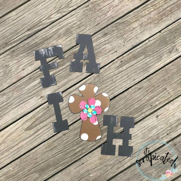 Porch Candy®  Easter Changeable Porch Sign Faith Cross