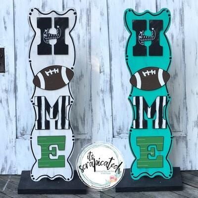 Porch Candy® Changeable Porch Sign Home Football