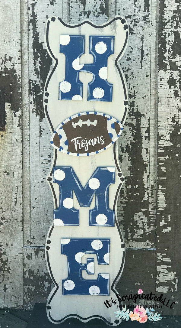 Porch Candy® Changeable Porch Sign Home Football
