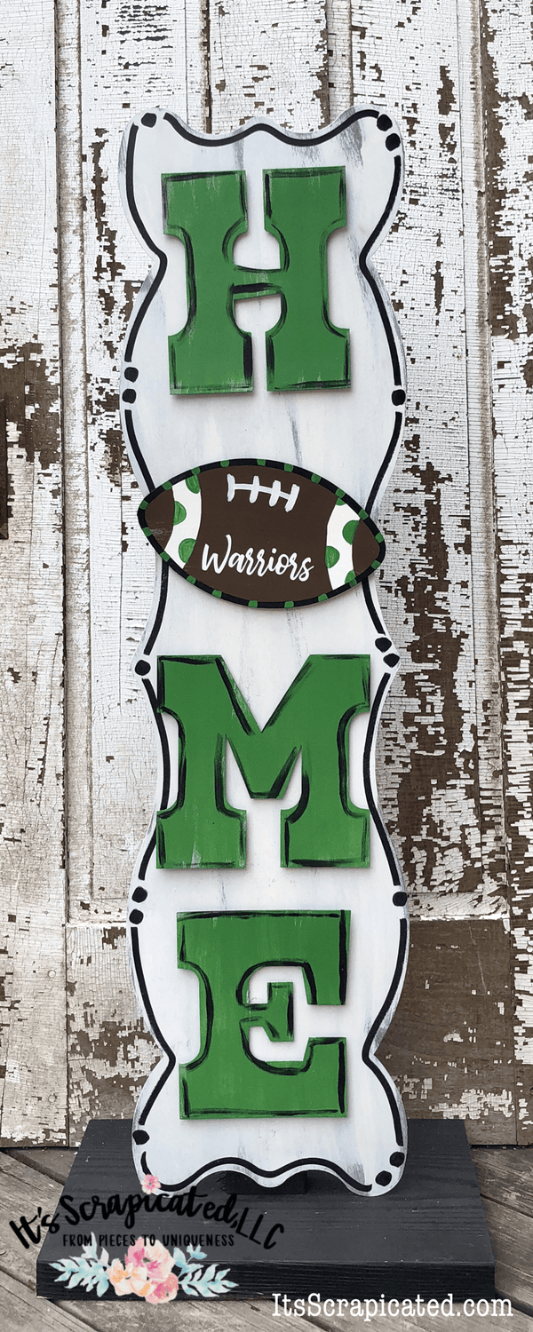 Porch Candy® Changeable Porch Sign Home Football